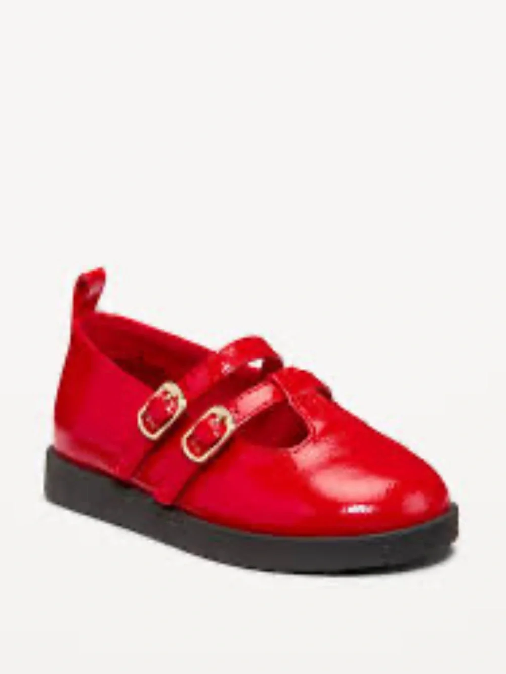 Old Navy Girls' Red Patent Mary Jane Sandals size 7 BNWOT